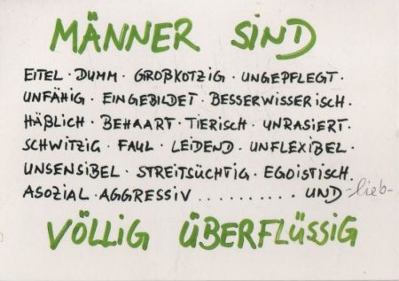 Männer sind völlig überflüssig Männer sind völlig überflüssig