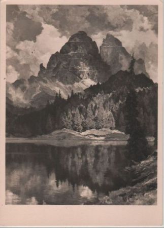 Hanns Maurus Misurinasee mit Drei Zinnen Hanns Maurus Misurinasee mit Drei Zinnen