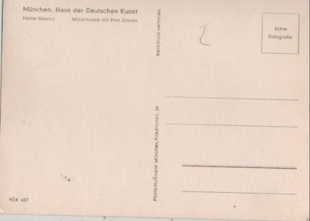 Hanns Maurus Misurinasee mit Drei Zinnen Hanns Maurus Misurinasee mit Drei Zinnen