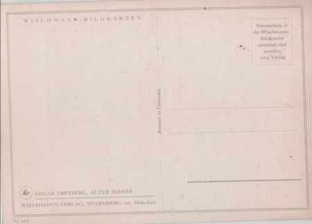 Edgar Freyberg Alter Seebär