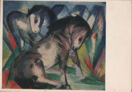 Franz Marc Zwei Pferde Franz Marc Zwei Pferde