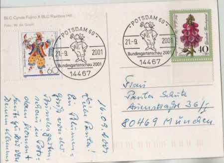 BLC Cynde Fujino Sonderstempel BLC Cynde Fujino Sonderstempel