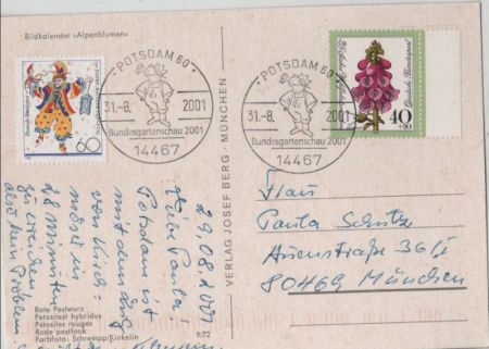 Rote Pestwurz Sonderstempel