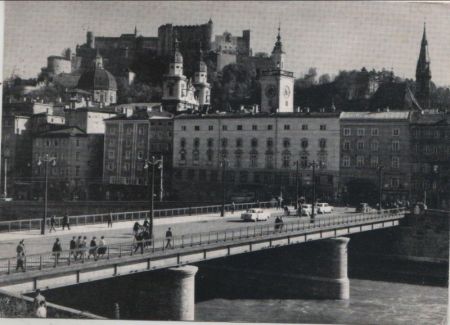Salzburg - Österreich - Staatsbrücke Salzburg - Österreich - Staatsbrücke