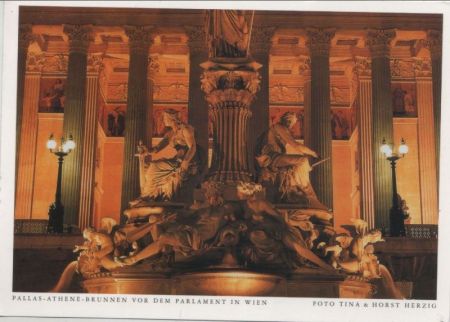 Wien - Österreich - Palla-Athene-Brunnen Wien - Österreich - Palla-Athene-Brunnen