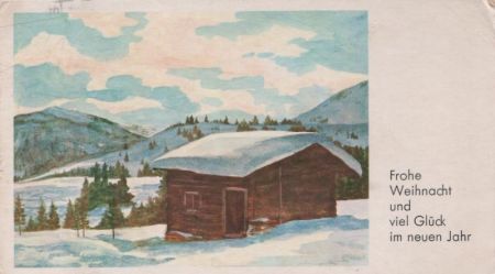 Frohe Weihnacht Winterbild Frohe Weihnacht Winterbild