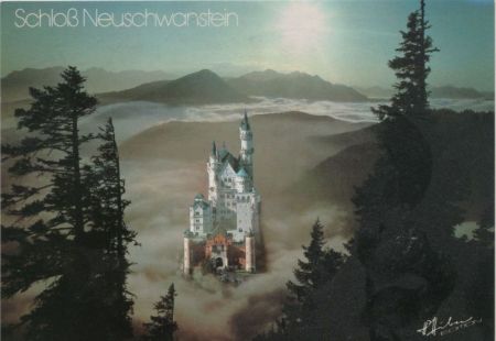Schwangau Neuschwanstein - Schloss in Wolken Schwangau Neuschwanstein - Schloss in Wolken