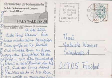 Altenberg, Erzgebirge - Erholungsheim Waldesruh Altenberg, Erzgebirge - Erholungsheim Waldesruh