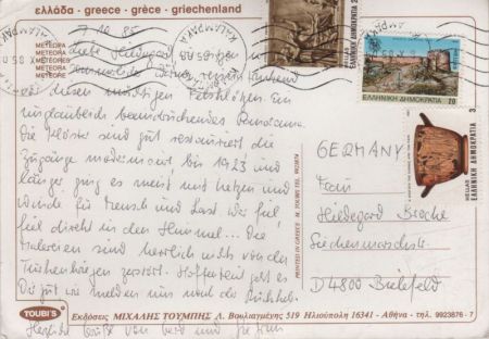 Kalambaka, Kloster Meteora - Griechenland - schroffe Felsen