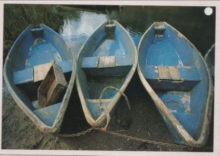 Boote angebunden Boote angebunden