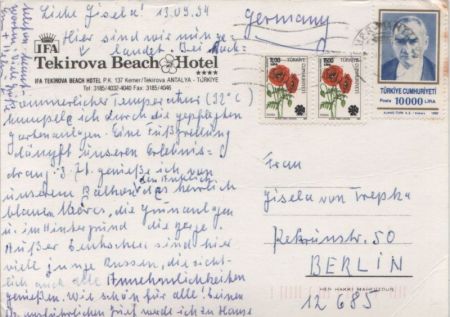 Antalya - Türkei - Tekirova Beach Hotel Antalya - Türkei - Tekirova Beach Hotel
