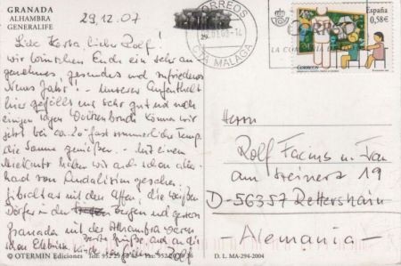 Granada - Spanien - Alhambra Generalife