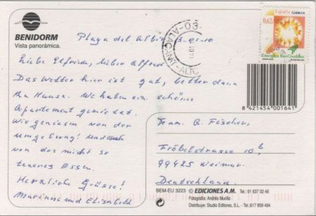Benidorm - Spanien - Ansicht