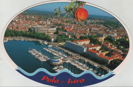 Pula - Kroatien - von oben Pula - Kroatien - von oben
