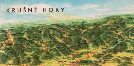 Krusne hory - Erzgebirge - Tschechien - Übersicht Krusne hory - Erzgebirge - Tschechien - Übersicht