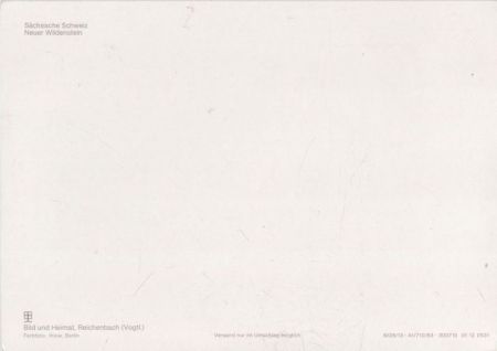 Sächsische Schweiz - Neuer Wildenstein