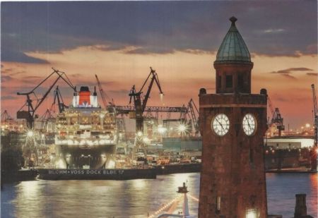 Hamburg - Hafen am Abend Hamburg - Hafen am Abend