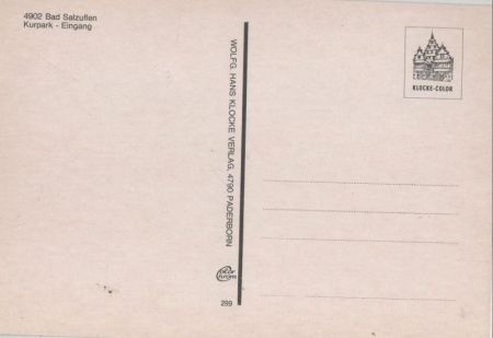 Bad Salzuflen - Kurpark-Eingang Bad Salzuflen - Kurpark-Eingang