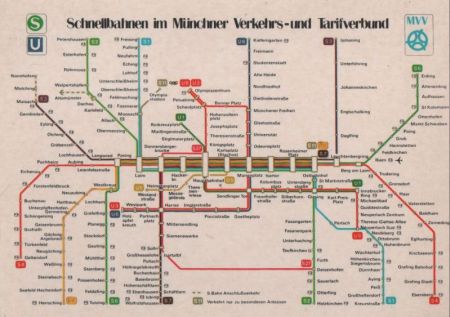 München - Schnellbahnplan München - Schnellbahnplan