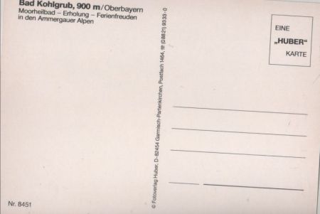 Bad Kohlgrub - 6 Bilder Bad Kohlgrub - 6 Bilder