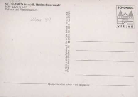 Sankt Blasien - Rathaus Sankt Blasien - Rathaus