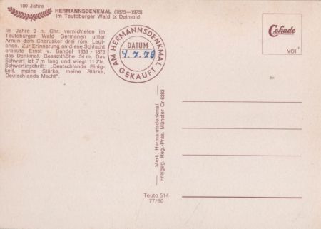 Teutoburger Wald - Hermannsdenkmal