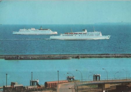 Sassnitz - Begegnung der Fährschiffe Sassnitz - Begegnung der Fährschiffe