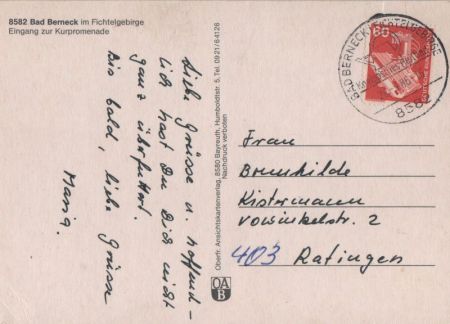 Bad Berneck - Eingang zur Kurpromenade Bad Berneck - Eingang zur Kurpromenade