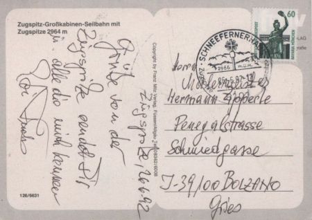 Zugspitze - Zufspitzbahn