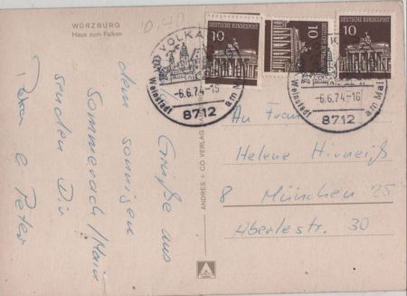 Würzburg - Haus zum Falken