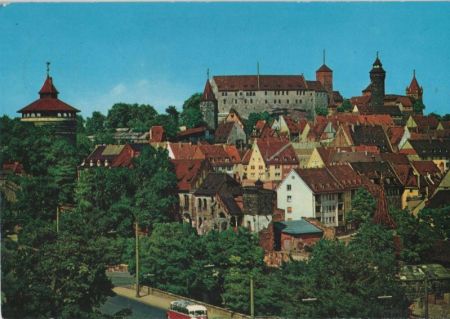 Nürnberg - Blick auf Burg Nürnberg - Blick auf Burg