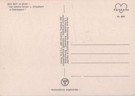 Reit im Winkl - Feriengrüße Reit im Winkl - Feriengrüße