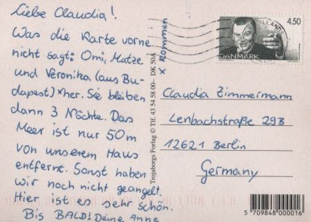 Schnellkarte zum Ankreuzen