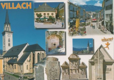 Villach - Österreich - Stadtpfarrkirche Villach - Österreich - Stadtpfarrkirche