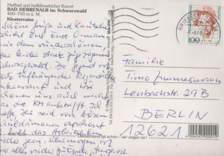 Bad Herrenalb - Klosterruine Bad Herrenalb - Klosterruine