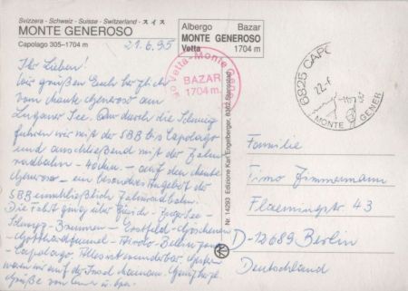 Monte Generoso - Schweiz - Capolago