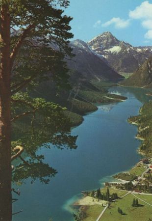 Plansee - Österreich - von oben Plansee - Österreich - von oben