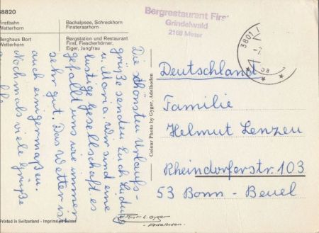 Grindelwald - Schweiz - First Grindelwald - Schweiz - First
