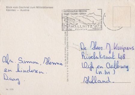 Millstätter See - Österreich - vom Gschriet