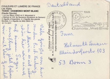 Chamonix-Mont-Blanc - Frankreich - 5 Bilder Chamonix-Mont-Blanc - Frankreich - 5 Bilder