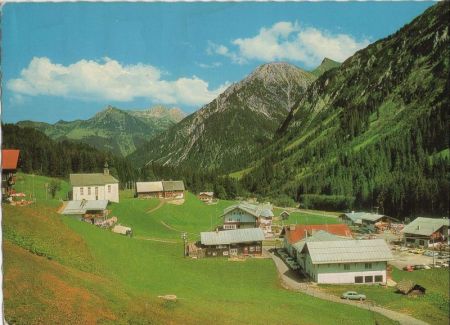 Mittelberg-Baad - Österreich - mit Kuhgehrenspitze Mittelberg-Baad - Österreich - mit Kuhgehrenspitze