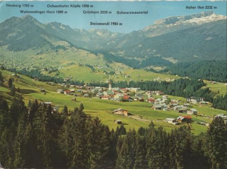 Riezlern - Österreich - Kleines Walsertal Riezlern - Österreich - Kleines Walsertal