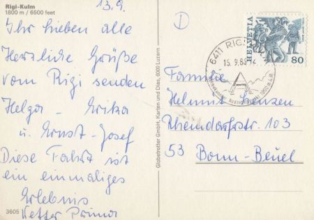 Rigi - Schweiz - Kulm