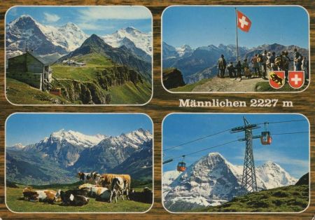 Männlichen (Berg) - Schweiz - 4 Bilder Männlichen (Berg) - Schweiz - 4 Bilder