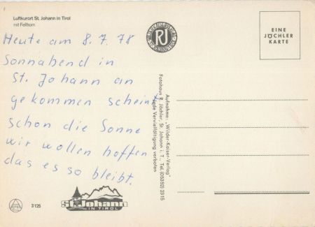 Sankt Johann in Tirol - Österreich - Ansicht Sankt Johann in Tirol - Österreich - Ansicht