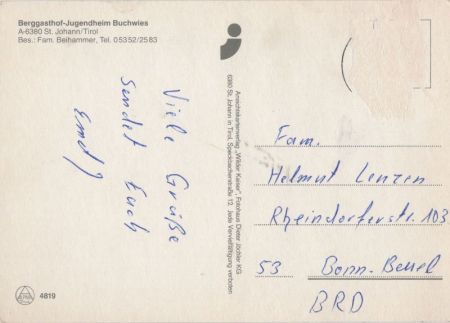 Sankt Johann in Tirol - Österreich - Jugendheim Buchwies