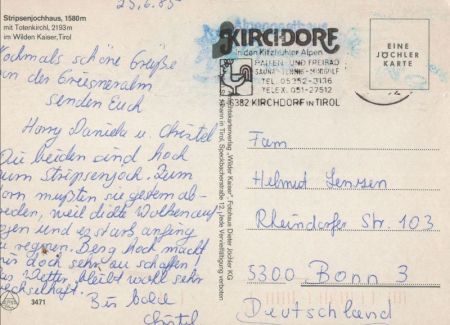 Wilder Kaiser - Österreich - Stripsenjochhaus Wilder Kaiser - Österreich - Stripsenjochhaus