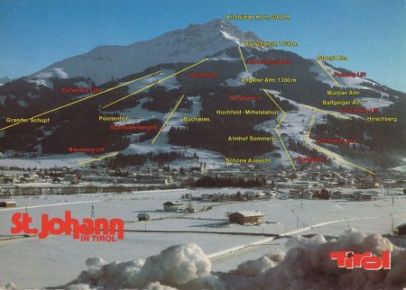 Sankt Johann in Tirol - Österreich - Wintersportzentrum Sankt Johann in Tirol - Österreich - Wintersportzentrum