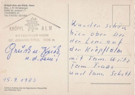 Sankt Johann - Österreich - Knöpfl-Alm