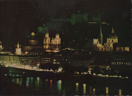 Salzburg - Österreich - Nachtbild Salzburg - Österreich - Nachtbild